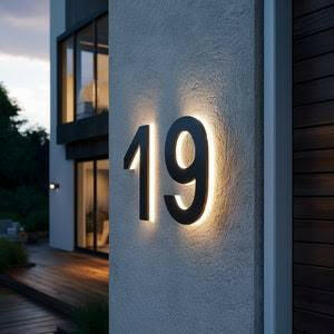 Custom Metal 3D LED House Numbers and Letters.